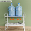 2Pack 16.5-27’’L Expandable Stackable Cabinet Shelves, Adjustable Spice Rack Cabinet Shelf Organizer for Kitchen, Countertop, Pantry and Cupboard, White