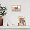 5x7 Picture Frame, Composite Wood Photo Frame with Perspex Glass for Vertical or Horizontal Tabletop Wall Display for Photos, Paintings, Posters, Artwork, Birthday Christmas Gift, Set of 4
