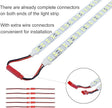 ICIH Under Cabinet LED Lighting 10Pack Rigid DC 12V LED Light Strip Light Super Bright Led Bar - Blue SMD5630 9W 84LED Double Row 0.5m/20in for Kitchen,Counter,Shelf,Showcase
