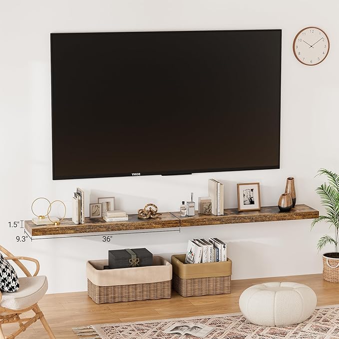 Floating Shelves for Wall 36 Inches Long,9.3