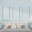 PALMPOP Peel and Stick Wall Molding Kit of 3 Frames,Premade Accent Wainscoting Panels, Ready to Molding Trim for Living Room Bedroom Corridor Home Interior Wall Panel Decor (24x16in)