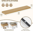 Dreamland 48 Inches Floating Shelves for Wall, 9.3