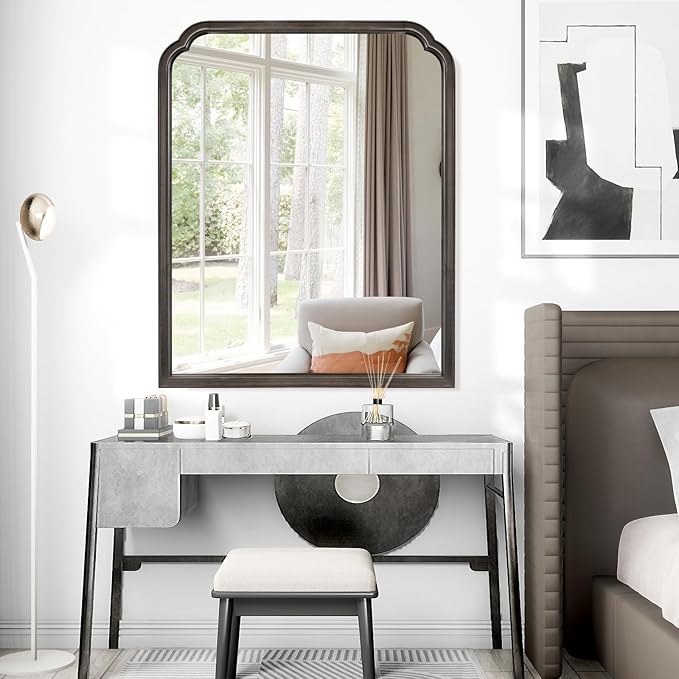 WallBeyond Wood Bathroom Mirrors for Wall Mounted, 30