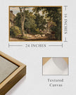 InSimSea Framed Canvas Wall Art Vintage Decor, Room Decor Classical Countryside Landscape Farmhouse Watercolor Painting Large Wall Art for Living Room Badroom Bathroom, 16