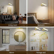 Battery Operated Picture Light, Wireless Painting Light with 3 Lighting Modes,Remote and Dimmable Timer Art Display Light for Picture Artworking Frame Portrait, Wall Decor Puck Lights