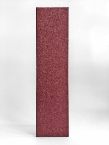 Shiplap Felt Wall Panels for Interior Wall Decor, Accent Wall Paneling for Bedroom Living Room & Office, Peel and Stick, Sound Absorbing – 24 Pack Felt Tiles with Adhesive – Redwine
