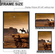 A PLUS MAX 28x40 Picture Frame Set of 2, Black Engineered Wood Frame for 28 x 40 Inch Picture Poster Photo, Light Weight 28 by 40 Frame with Wood-grain for Wall - 2 Pack/Black/28 x40