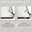 LOAAO Black Metal Framed Bathroom Mirror for Wall, Large 55X30 Inch Rounded Rectangle Mirror, Matte Black Bathroom Vanity Mirror Farmhouse, Anti-Rust, Tempered Glass, Hangs Horizontally or Vertically