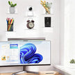 10 Pack 4 Inches Small Acrylic Wall Shelves,Clear Floating Shelves with Dual Installation (Adhesive & Screws), for Storing Surveillance Cameras, Speakers, Perfume Bottles, Plants