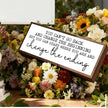 You Can't Go Back and Change the Beginning Sign, Inspirational Wood Signs, Framed Wooden Tabletop Sign, Modern Farmhouse Decoration for Home Office, Encouragement Gift for Women Men