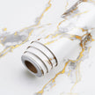 LACHEERY 317 x 36 Inch Extra Wide White and Gold Marble Wallpaper Peel and Stick Waterproof for Kitchen Countertop Contact Paper Heat Resistant Removable Large Roll Marble Wall Paper Kitchen Island