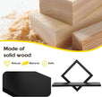 Floating Shelves for Wall,Decorative Wall Shelf,Hanging Shelf for Plants Storage Display Holder,Indoor Decor for Living Room Home Office Bathroom Bedroom,Solid Wood,Diamond Shaped,2 Pack(Black)