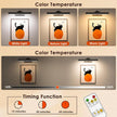 Picture Light for Wall with Remote, Wireless Battery Operated Wall Lights with 3 Colors Dimmable & Timer, 12.6