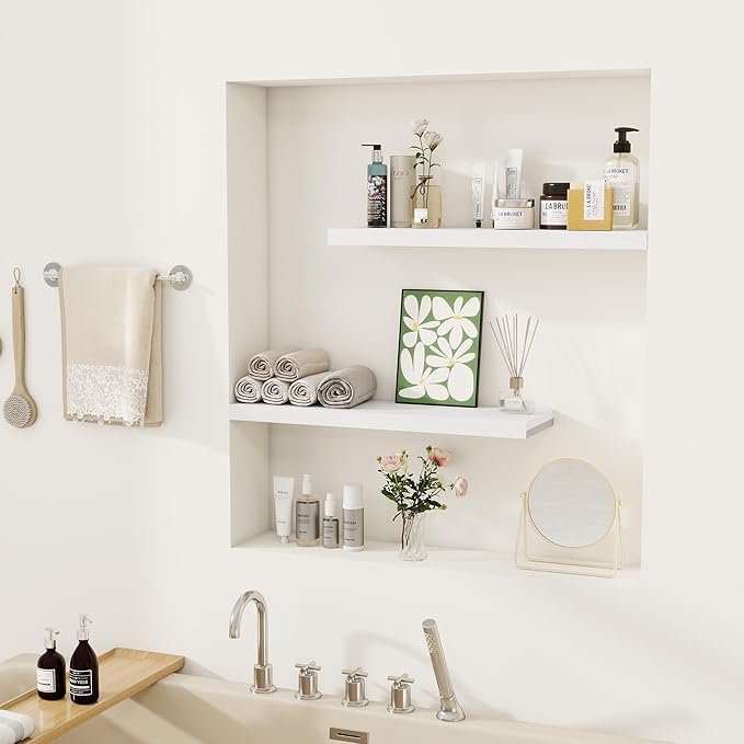 Fun Memories Floating Shelves for Wall, 22.5