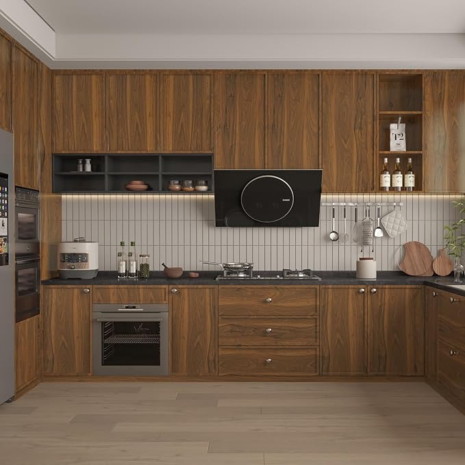 Decoroom Wood Grain Contact Paper Peel and Stick, Vintage Thicken Wood Contact Paper for Cabinets Furniture, Natural Wood Wallpaper Self-Adhesive Removable Waterproof Vinyl Film 15.7 in X 393 in