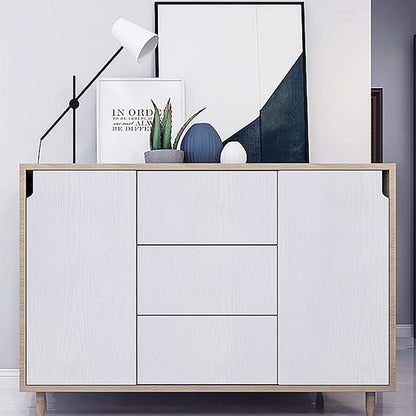 Heroad Peel and Stick Wallpaper 17.5" x 393" Wood Contact Paper Wood Wallpaper White Wood Grain Contact Paper Thicken Textured for Cabinets and Drawers Countertops Waterproof Self Adhesive Vinyl