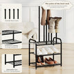 Shoe Rack - 3-Tier Metal Boot Rack Organizer for Entryway, Closet & Garage, Free Standing Shoe Shelf for Storage Tall Boots, Sneakers, Cowboy Boots, Black (Small - 4 Pairs)