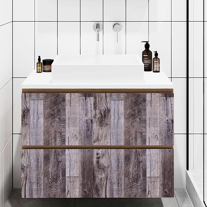 Yun-aeon Gray Wood Peel and Stick Wallpaper 17.3
