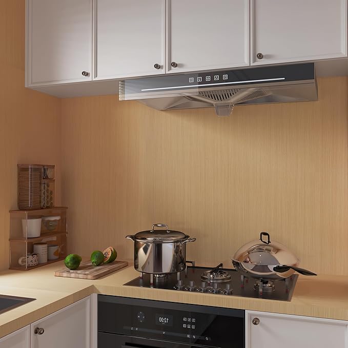 BOMENG Light Brown Wood Contact Paper Thick Oak Wood Wallpaper Peel and Stick 48