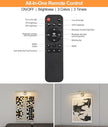 Battery Operated Picture Light, Cordless Art Light with Remote Control, Photo Frame Light with 5000mAh Battery, 3 Color Temperatures & Stepless Dimming for Gallery, Hallway(Antique Bronze, 23.6inch)