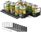 SpaceAid Pull Out Spice Rack Organizer for Cabinet, Heavy Duty Slide Out Seasoning Kitchen Organizer, Cabinet Organizer, with Labels, 7.7