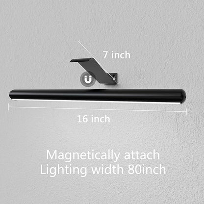 16'' Picture Light Wireless Rechargeable with Remote Control,Art Light Light for Painting, Display Lamp Dimmable Timer auto-Off,Led Picture Lighting for Paintings Dartboard Gallery