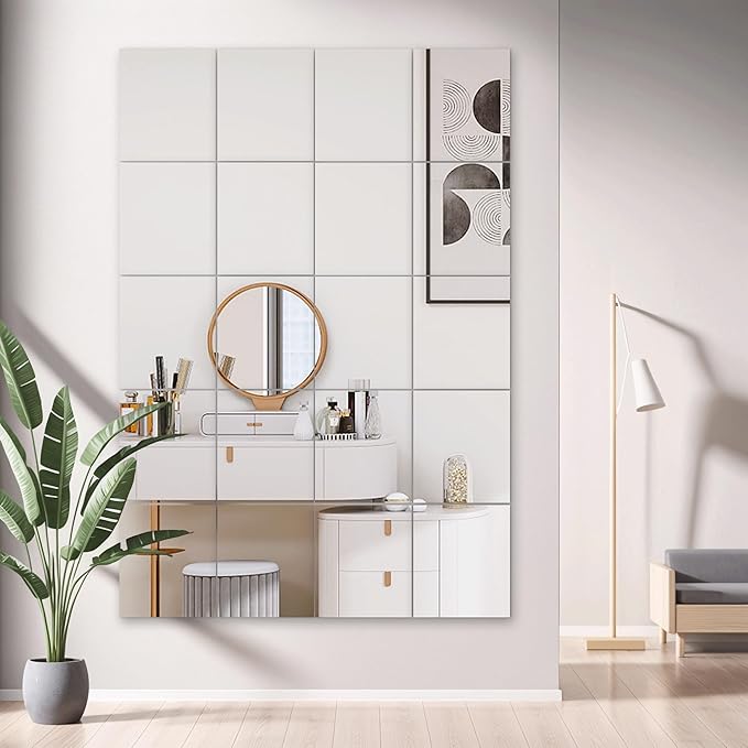 Home Gym Mirror Tiles for Wall, 14