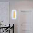 LMQNINE Modern LED Acrylic Gold Wall Sconce White Light 6000K for Bedroom Corridor Stairs Bathroom Indoor Lighting Fixture Lamps Home Room Decor (2- Pack)…
