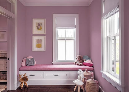 HeloHo Pink Wallpaper Peel and Stick Contact Paper 394"X15.7" Self-Adhesive Removable Vinyl Wall Paper Thickening Upgrade Embossed Renter Friendly Wallpaper for Girls Room Cabinets Countertop Bedroom