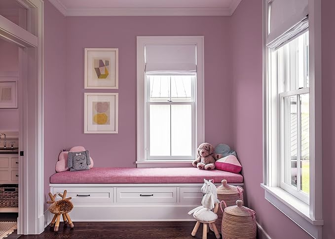 HeloHo Pink Wallpaper Peel and Stick Contact Paper Self-Adhesive Removable Vinyl Wall Paper Thickening Upgrade Embossed Renter Friendly Wallpaper for Girls Room Cabinets Countertop Bedroom 118"X15.7"