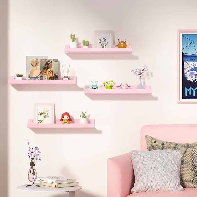 upsimples Acrylic Shelves for Wall Decor, 15