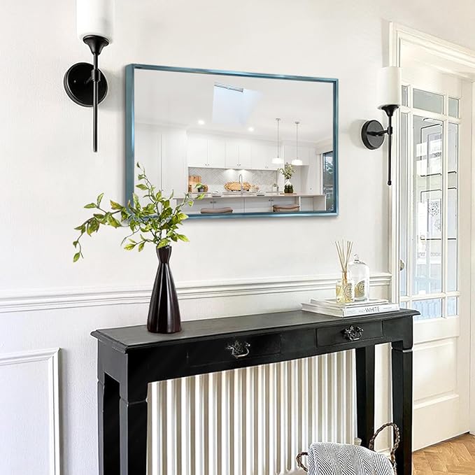 AAZZKANG Large Wall Mirror Decor Metal Framed Mirrors 26