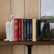 Book Ends Decorative for Shelves- Modern Bookends for Bookshelf Decor, Heavy Duty Book Holder and Book Stopper, Stylish Shelf Decorations and Bookends for Shelves
