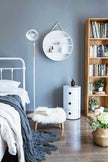 Safiyya Blue Peel and Stick Wallpaper 984.2