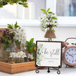 Be Still And Know That I Am God Table Sign, Farmhouse Bathroom Decor, Eucalyptus Desk Decor For Living Room Home Office Mantle Coffee Bar Bookshelf Kitchen Entryway (C10)