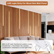Under Cabinet Led Light Strip kit,2 Roll x 16.4ft Cuttable 3000K COB,Diffused Power with 8 JST & 2 Hardwired Outlets,Touch Sensor for Gun Safe Case,Book Shelf,Floating Shelf,Slat Wall Panel