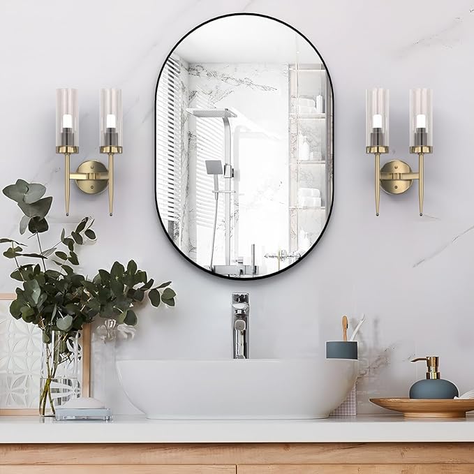 Oval Bathroom Mirror Wall Vanity Oval Mirrors, 20