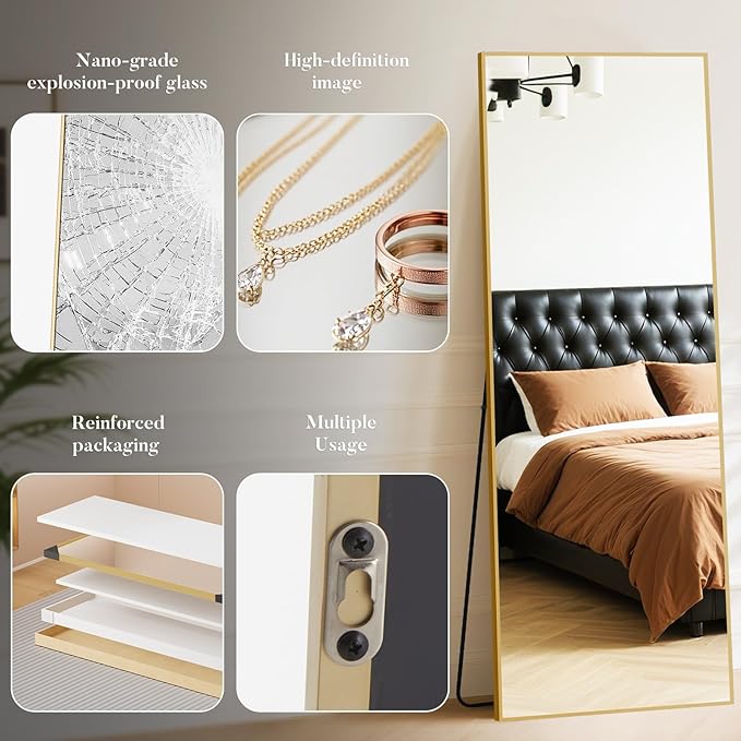 DUMOS Wall-Mounted Full Length Mirror 25
