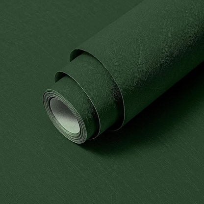 Dark Green Peel and Stick Self Adhesive Wallpaper - Removable Waterproof Bathroom Countertop Contact Paper - Kitchen Vinyl Wrap for Cabinet Countertops - Wall Cover Counter Top Paper 15.7" X 984.2"