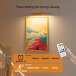 Battery Operated Gallery Lights for Wall Brass– Motion Sensor Picture Light, 5000mAh Wireless and Dimmable 3CCT Art Light Over Frame, Paintings, Photos, Mirrors (2Pack)