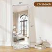 BEAUTYPEAK Silver Full Length Mirror, 56