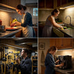 Under Cabinet Light 16 Inch Plug in 110VAC. Hand Wave Activated. 8W LED Light Bar. Bright but Dimmable. Light Color Adjustable. For Kitchen Under Cabinets, Counter, Over Sink Closet Workbench