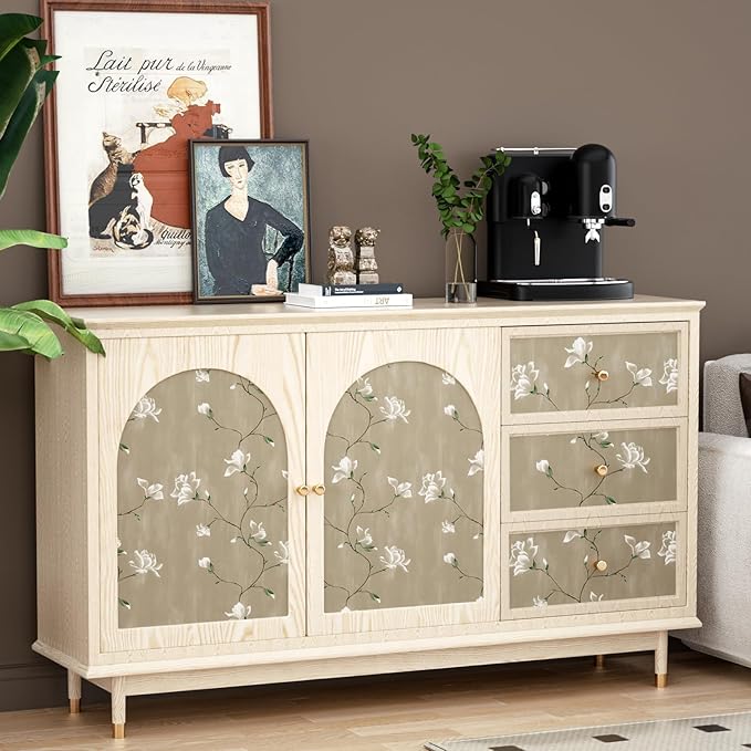 Floral Wallpaper Peel and Stick 17.5