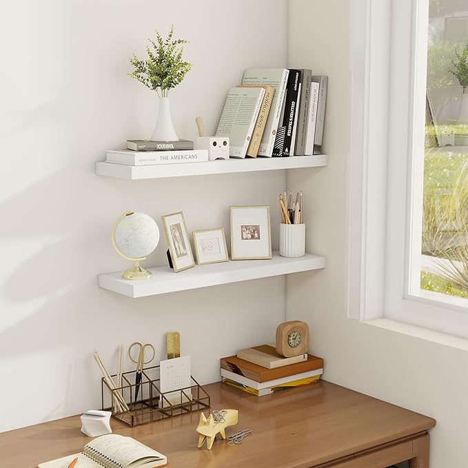 Fun Memories Floating Shelves for Wall, 24