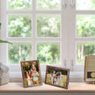 Hoikwo 18 Packs 5x7 Rustic Brown Multi Plastic Picture Frames Set with Plastic Cover for Family Photos, Artwork, Light Weight Bulk 5 by 7 Frames Pack for Wall Hanging and Table, Stylish Picture Frames