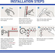COUKIU Pre-Cut 12 Set Peel and Stick Wall Molding Trim Kit, 20