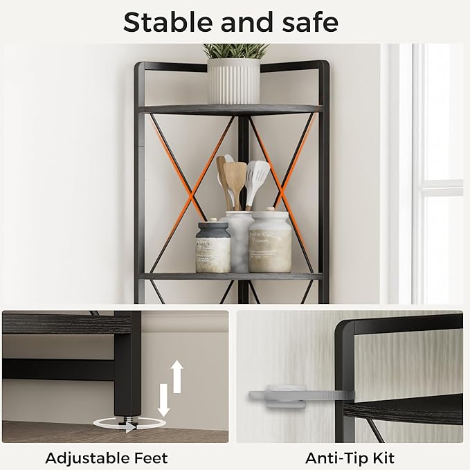 6 Tier Corner Shelf Stand, 78