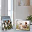 Hoikwo 18 Packs 5x7 Silver Multi Plastic Picture Frames Set with Plastic Cover for Family Photos, Artwork, Light Weight Bulk 5 by 7 Frames Pack for Wall Hanging and Table, Stylish Picture Frames