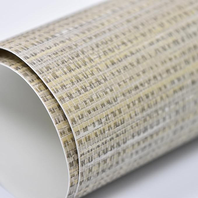 NuWallpaper Neutral Grasscloth Peel & Stick Wallpaper, NUS2215