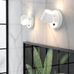 URSOLA Battery Operated Wall Lights Set of Two, LED Rechargeable Battery Wall Sconce with 9000mAh 3CCT and Dimmable Magnetic 360° Rotation Cordless Light for Bedroom（White）